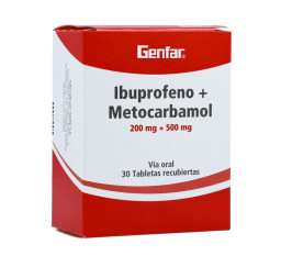 Ibuprofeno + Metocarbamol...