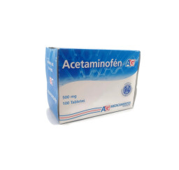 Acetaminofen 500 Mg x 100...