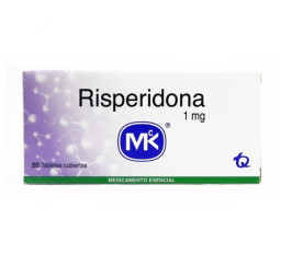 Risperidona 1 mg X 20 Tabletas