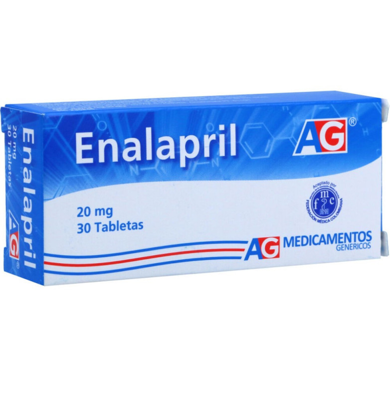 Enalapril Anglopharma 20 Mg X 30 Tabletas