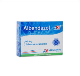 Albendazol 200 Mg * 2 Tabletas