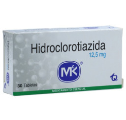 Hidroclorotiazida 12,5 mg...