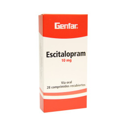 Escitalopram 10 mg * 28...