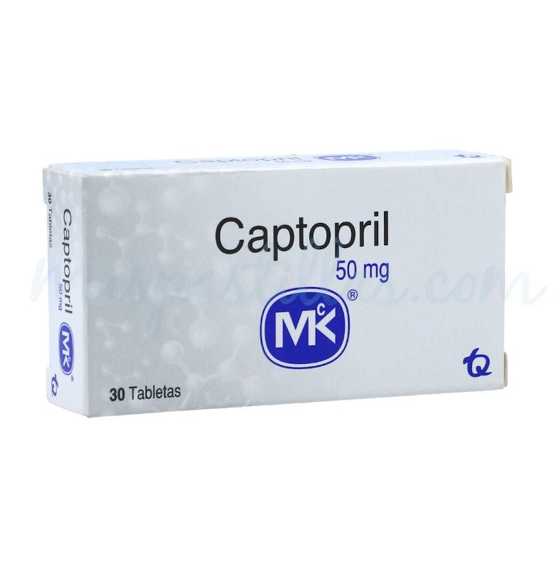 Captopril Genfar 50 Mg X 30 Tabletas