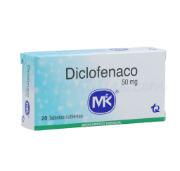 Diclofenaco sódico 50 Mg *...