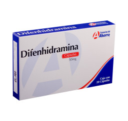 Difenhidramina X 50 capsulas