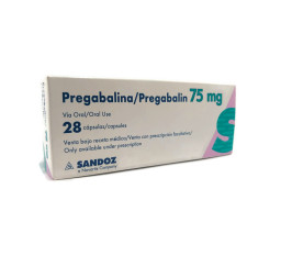 Pregabalina 75mg X 28 Capsulas